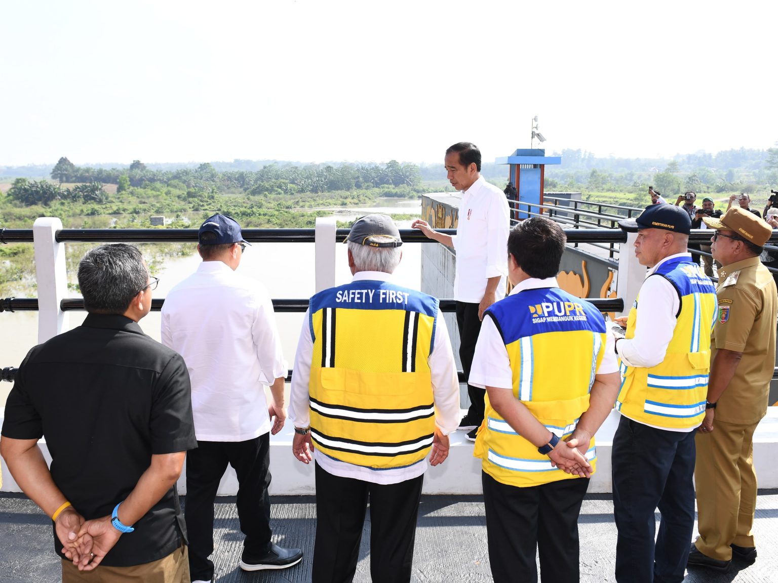 Presiden Jokowi Resmikan Bendungan Margatiga di Lampung Timur,