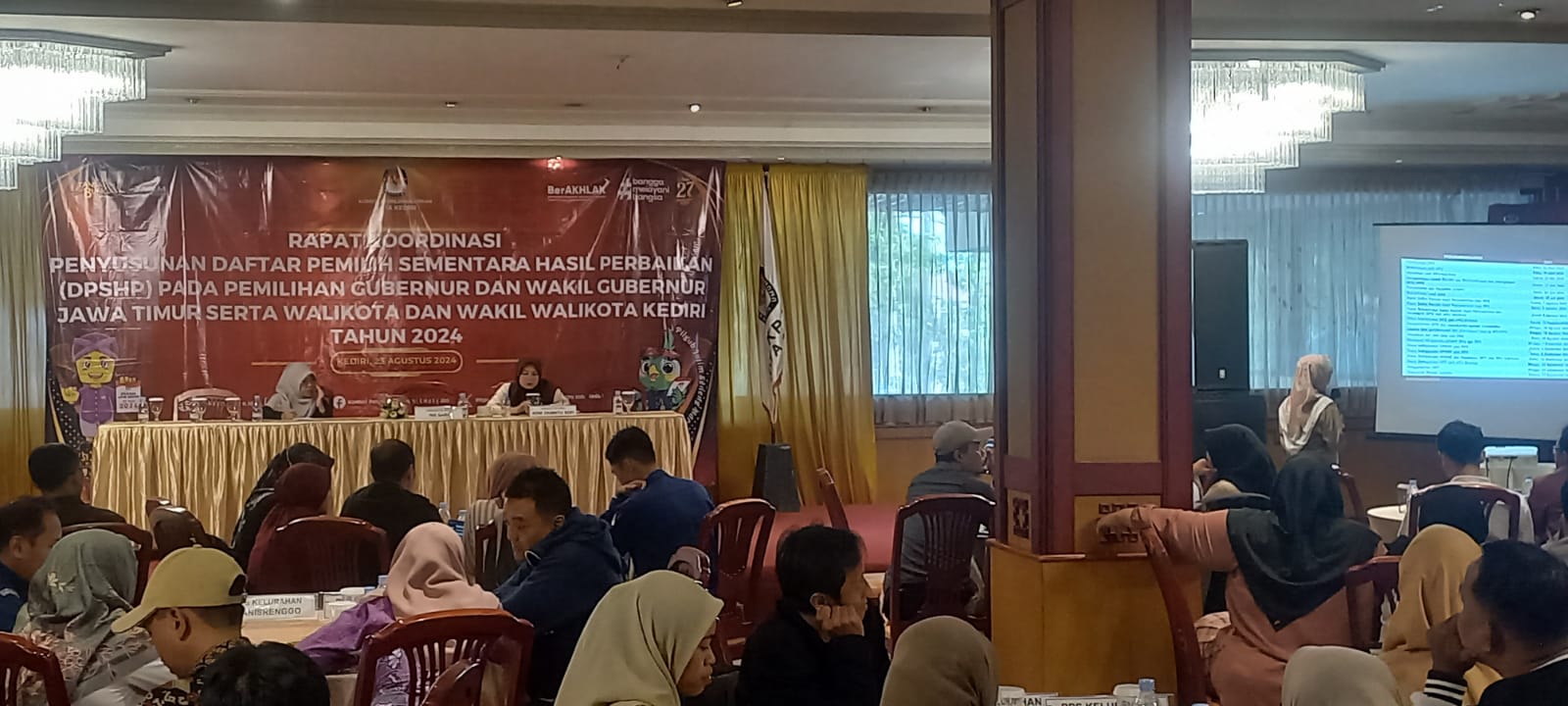 Koordinasi Penyusunan DPSHP Pemilu 2024 di Kota Kediri