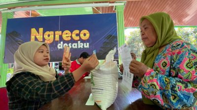 Horee, Sebanyak 503 KP, Warga Desa Ngreco, Kecamatan Kandat Terima Bantaun Pangan Beras, Ini Infonya