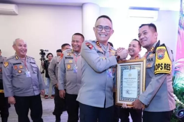 Polres Nganjuk Terima Piagam Penghargaan IKPA Terbaik di Lingkup Polri tahun 2023