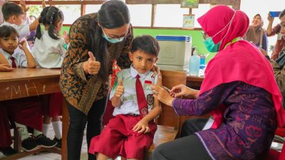 Pemkot Kediri Jemput Bola Lakukan BIAS, Tingkatkan Capaian Vaksinasi Anak Sekolah