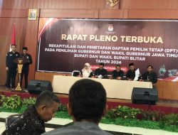 Sah, Jumlah Warga yang Berhak Coblos di Kabupaten Blitar Capai 963.511 Orang