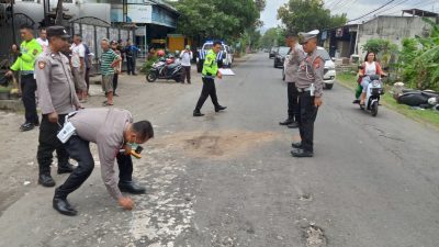 Kecelakaan Motor di Gandusari, Trenggalek, Libatkan Pelajar dan Lansia, Pelajarnya Luka Ringan, Kakeknya Meninggal Dunia