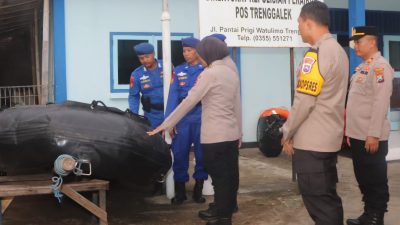 Tim Srena Mabes Polri Lakukan Studi Kelayakan Pembentukan Satpolairud di Trenggalek