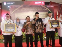 KPU Kabupaten Kediri Gelar Deklarasi Kampanye Damai Pilkada 2024, Ketua KPU Sampaikan Pesan Penting Ini
