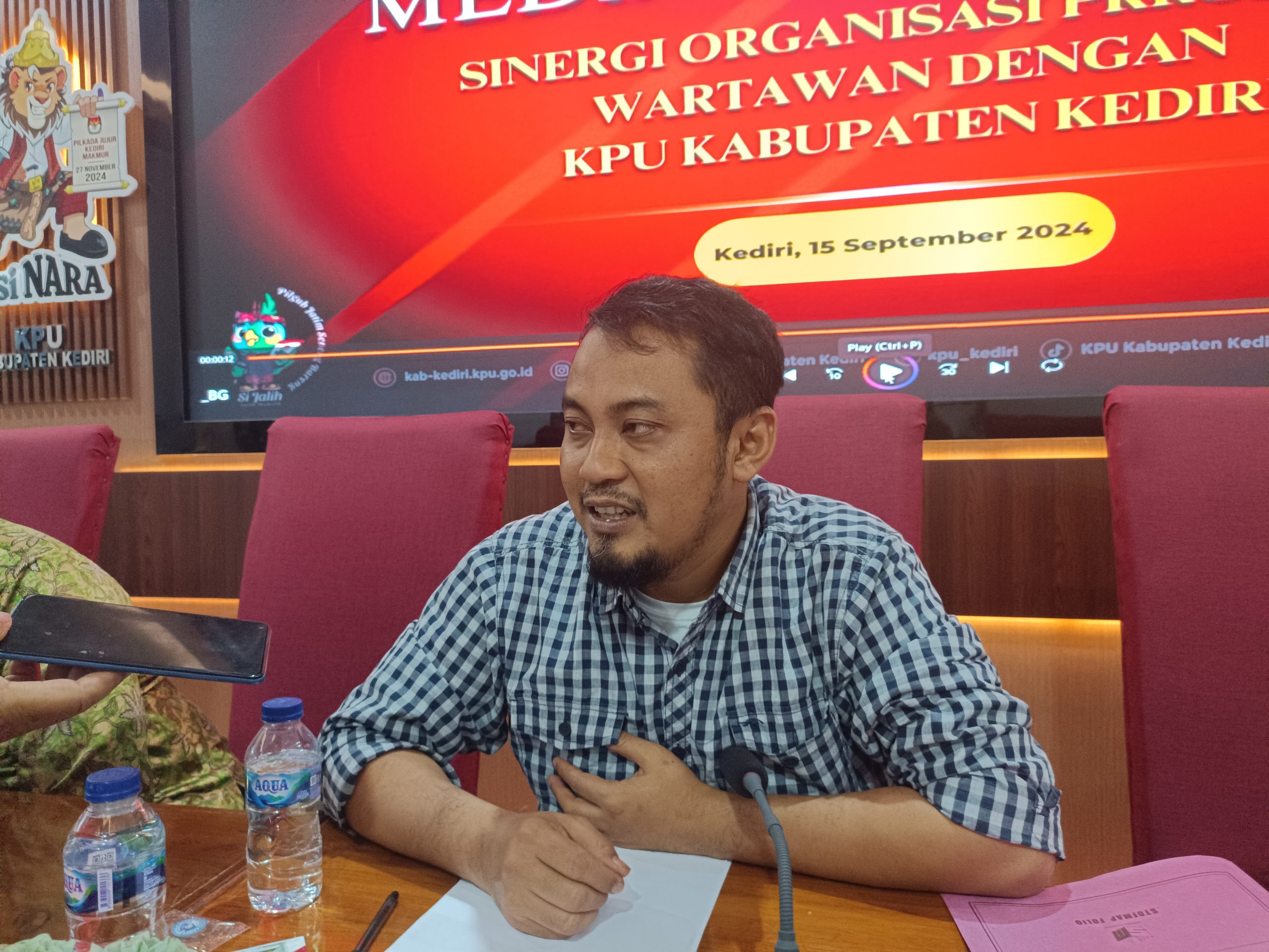 KPU Kabupaten Kediri  Segera Tetapkan DPT, Tapi Masih Temukan Data Pemilih Ganda