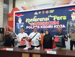 Satreskrim Polres Kediri Tangkap Perampok Dua Minimarket di Kediri, Meski Sempat Kabur