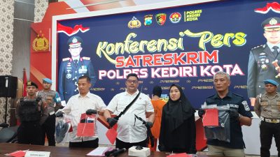 Satreskrim Polres Kediri Tangkap Perampok Dua Minimarket di Kediri, Meski Sempat Kabur