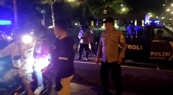 Petugas Gabungan Gelar Patroli, Tekan Kejahatan Jelang Pilkada di Kabupaten Kediri