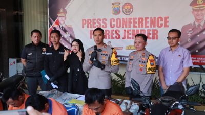 Pelaku Begal Payudara Dibekuk Satreskrim Polres Jember, Mengaku Sering Menonton Film Porno