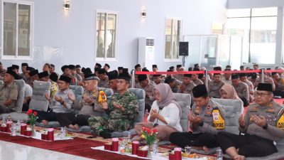 Sukseskan Coblosan Serentak, Polres Blitar Gelar Doa Bersama