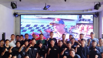 Ajak Nobar Bareng Bersama Komunitas Balap Motor, Satlantas Polres Ponorogo Apresiasi Penurunan Angka Balap Liar