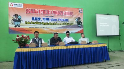 Bawaslu Kecamatan Mojoroto Gelar Sosialisasi Netralitas dan Penguatan Sinergitas ASN, TNI, dan POLRI dalam Pilkada 2024