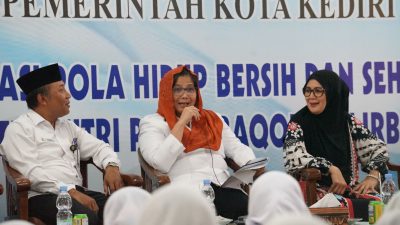 Pj Wali Kota Kediri Hadir dalam Agenda Sosialisasi PHBS Pondok Pesantren, Ini Arahan yang Disampaikan