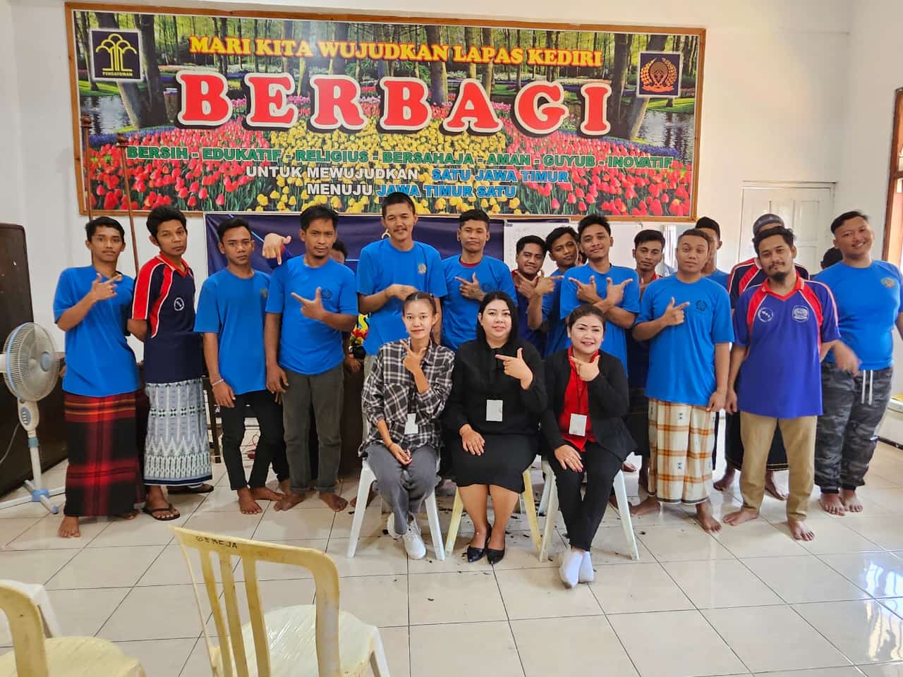 LKP Permata Hati Kolaborasi dengan LAPAS Kediri, Gelar Pelatihan Barbershop untuk Warga Binaan