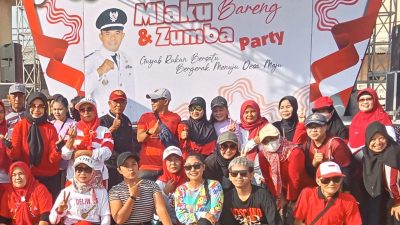 Mlaku Bareng & Zumba Party, Warga Desa Bulu Bersatu dalam Kebugaran, Perebutkan Hadiah Utama Lima Ekor Kambing