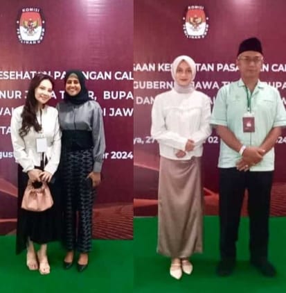 KPU Kota Kediri dan RSUD Dr. Soetomo Surabaya Laksanakan Pemeriksaan Kesehatan Bapaslon Wali Kota Kediri 2024-2029