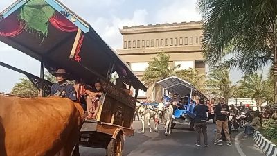 Parade Budaya Cikar Warnai Perayaan HUT ke-79 RI di Kabupaten Kediri, Salah Satu Upaya Nguri-Uri Budaya