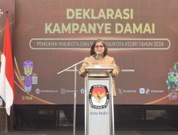 Pj Wali Kota Kediri Zanariah Hadiri Deklarasi Kampanye Damai Pilkada Serentak 2024