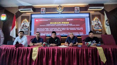 KPU Kabupaten Kediri Tetapkan Dua Pasangan Calon Bupati dan Wakil Bupati untuk Pilkada 2024