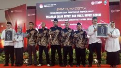 KPU Kabupaten Kedirigelar rapat penetapan nomor urut paslon (bidu)