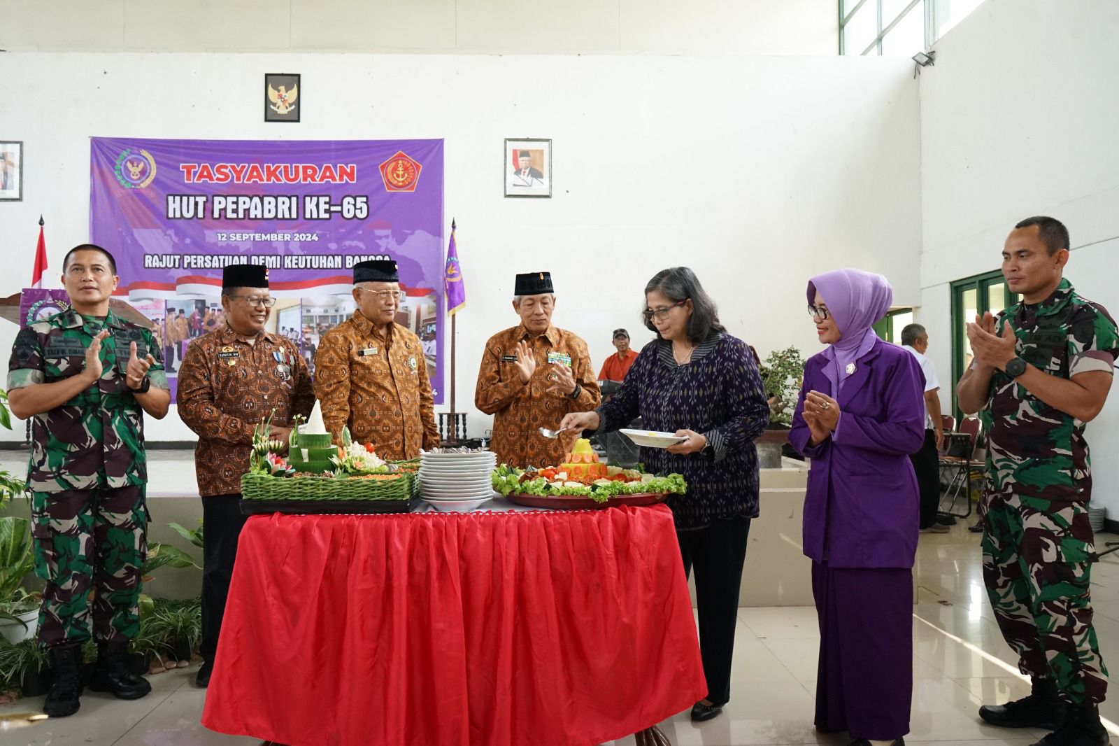 Pj Wali Kota Kediri Hadiri Tasyakuran HUT PEPABRI ke-65