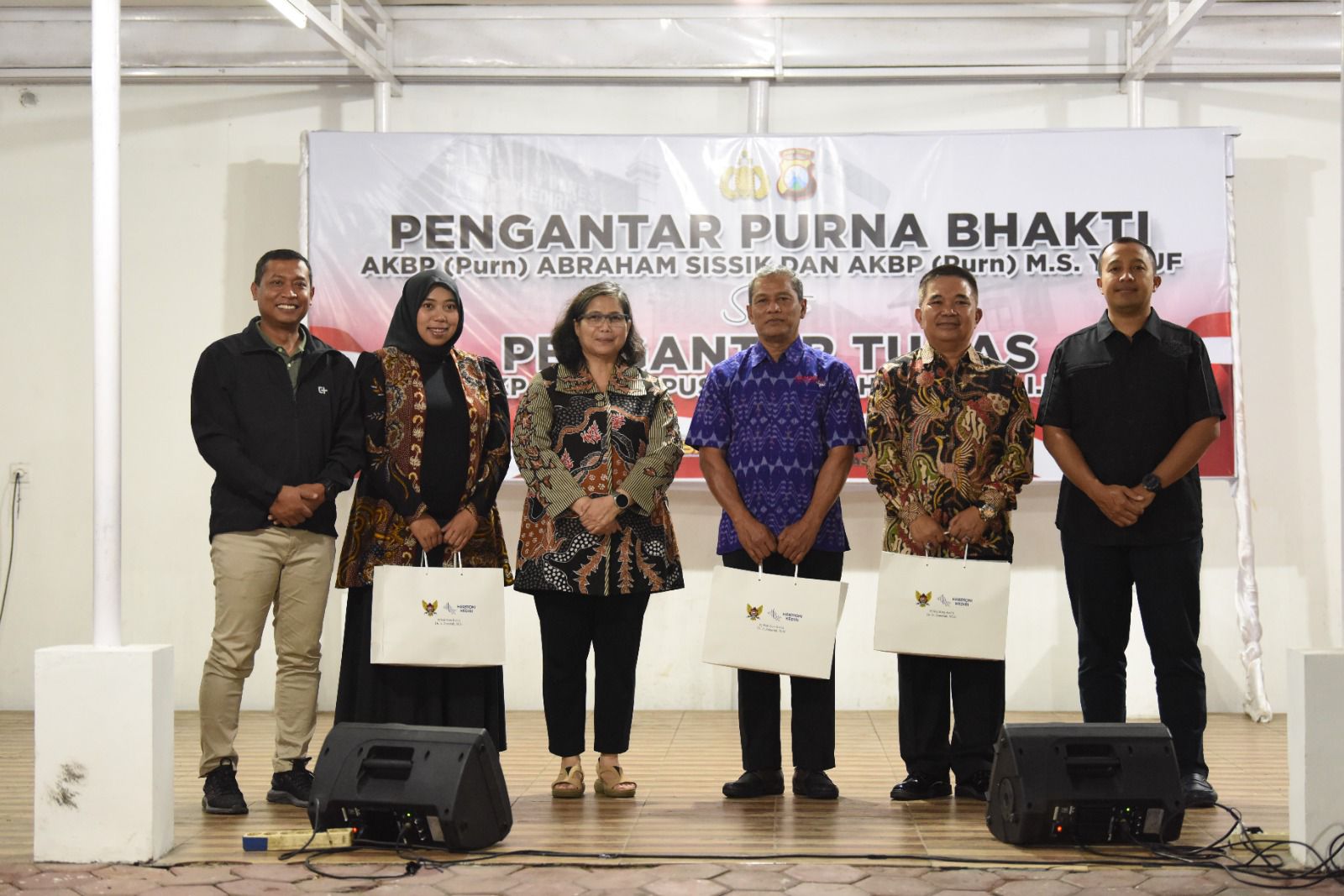 Hadiri Acara Pengantar Purna Tugas Kabag Ops dan Kabag Ren serta Kasatlantas Polres Kediri Kota, Pj Wali Kota Kediri Sampaikan Apresiasi