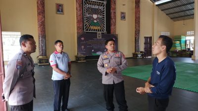 Silaturahmi Kapolsek Mojoroto dengan Ketua PSHT Kota Kediri, Komitmen Bersama Jaga Kondusivitas Wilayah