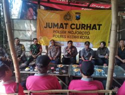 Polsek Mojoroto Gelar Jum’at Curhat, Tampung Aspirasi dan Upaya Pemecahan Masalah Warga
