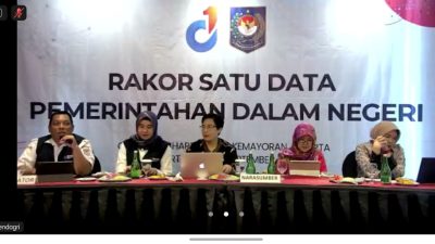 Pemkot Kediri Ikuti Rakor Kemendagri yang Digelar Secara Daring, Wujudkan Satu Data Pemerintahan Dalam Negeri