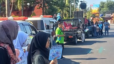 Dinkes Kota Kediri Sosialisasikan Posyandu ILP di Taman Sekartaji, Upaya Pemenuhan Layanan Komprehensif pada Masyarakat