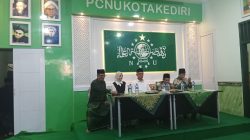 Vinanda dan Gus Qowim Silaturahmi ke PCNU Kota Kediri