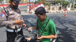 Tiga Hari Operasi, Satlantas Polres Blitar Kota Tindak Puluhan Pelanggar, Mayoritas Tak Berhelm