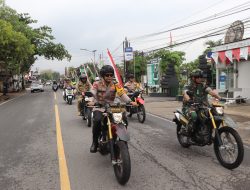 Polres Trenggalek Gelar Patroli Skala Besar Jelang Pelantikan Presiden dan Wapres Terpilih