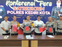 Satreskrim Polres Kediri Kota Ringkus Pelaku Penganiayaan yang Menyebabkan Korban Tewas di Balowerti, Sempat Kabur ke Rumah Teman