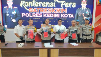 Satreskrim Polres Kediri Kota Ringkus Pelaku Penganiayaan yang Menyebabkan Korban Tewas di Balowerti, Sempat Kabur Ke Rumah Teman