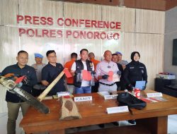 Curi Kayu Milik Perhutani, Pria di Ponorogo Digelandang Polisi