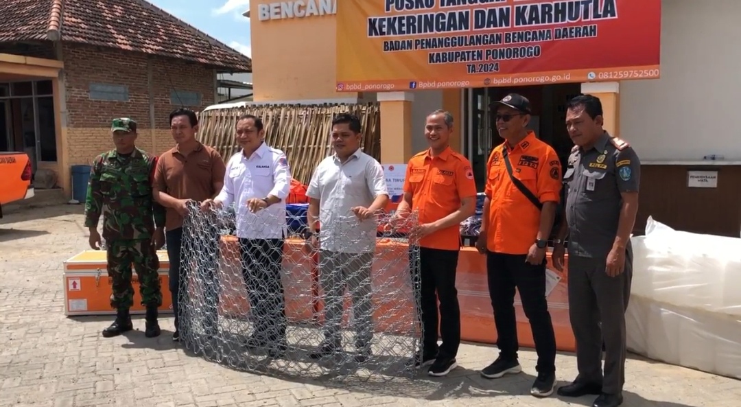 Kekeringan di Ponorogo Belum Berakhir, BPBD Jawa Timur Tinjau Lokasi Langsung