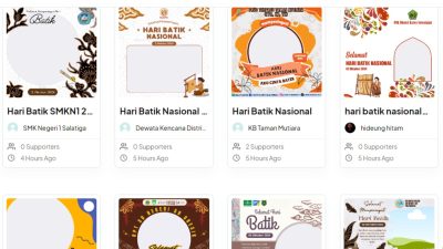 GRATIS! 30 Link Twibbon Hari Batik Nasional 2 Oktober, Banyak Desain Menarik untuk Story Medsos 