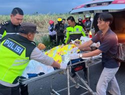 Terulang Lagi! Bus Bagong Tabrak Pengendara Sepeda Motor hingga Tewas di Tulungagung