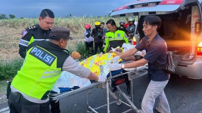 Terulang Lagi! Bus Bagong Tabrak Pengendara Sepeda Motor hingga Tewas di Tulungagung