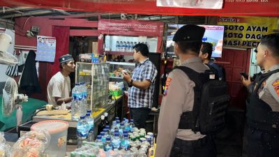 Razia Miras di Warung Kopi Tulungagung, Tim Gabungan Temukan Puluhan Botol Tanpa Izin Edar