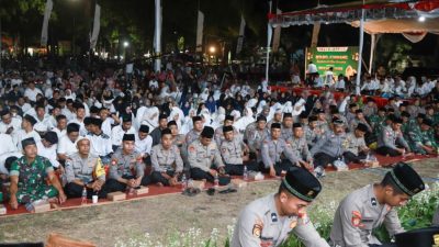 Polres Jombang Gelar Sholawat Bersama Demi Pilkada 2024 Aman dan Damai