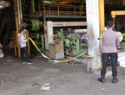 Ngeri! Pekerja Pabrik Kertas di Malang Tewas Terjepit Mesin Penggiling