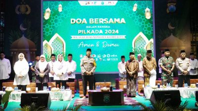 Pj Wali Kota Kediri Ikuti Doa Bersama Pilkada Aman dan Damai