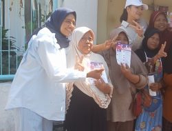 Paslon FREN Sapa Warga Bandar Kidul, Sampaikan Misi Optimalkan Pelayanan Kesehatan Ibu-Anak