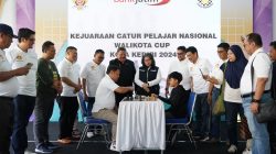 Pj Wali Kota Kediri Buka Kejuaraan Nasional Catur Pelajar Wali Kota Cup