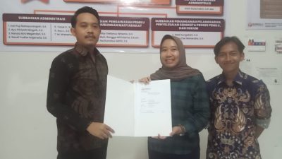 Tim Hukum Paslon 02 Laporkan Penyebaran Berita Hoaks yang Dilakukan Media dan LSM ke Bawaslu Kota Kediri