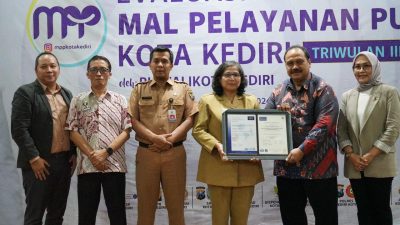 Pj Wali Kota Kediri Beri Arahan Pada Evaluasi MPP Triwulan III