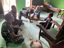  Mbah Poniyem, Warga Pagung, Semen Gembira, Rumahnya Jadi Tempat Menginap Anggota TNI Satgas TMMD Ke-122